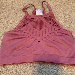 *WORN ONCE* Pink Racerback Bralet